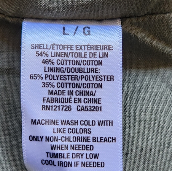 BETHANY MOTA x AEROPOSTALE Green Utility Bomber Jacket - Size L - Picture 15 of 16